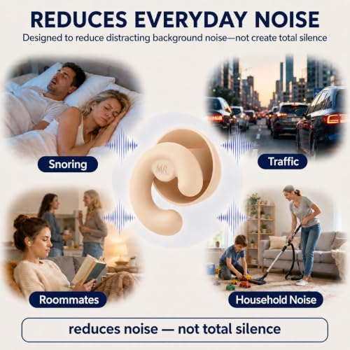 Noise Cancelling Ear Plugs Sleep 33dB NRR Side Sleep Small Ear - Image 5