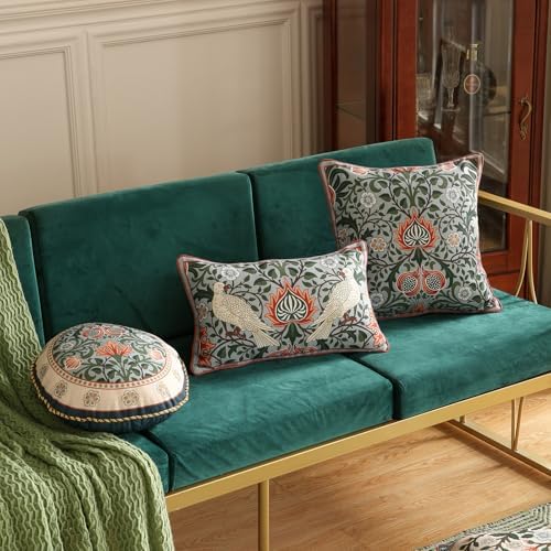 ISAENNE Vintage Linen Throw Pillow Cover - Image 3