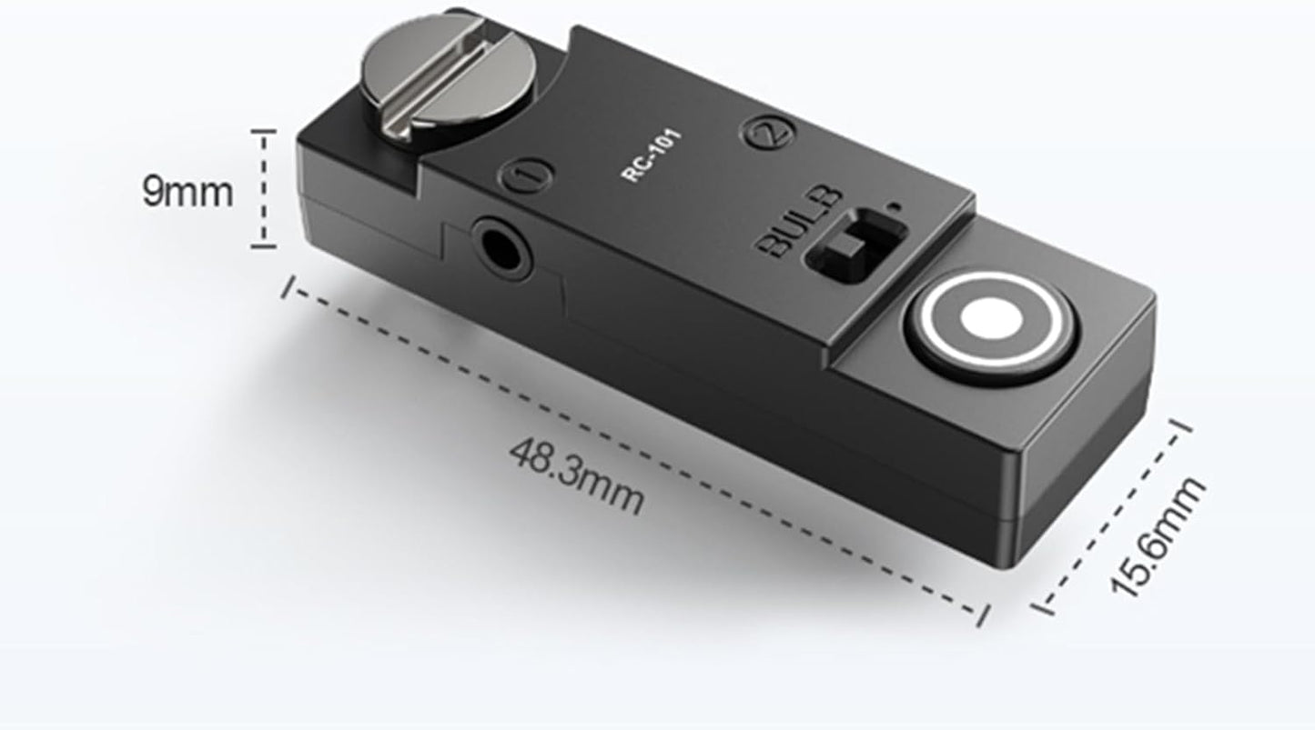 for GH Cameras Shutter Wire Remote Control RC101-L1 T0 GH5S S5 S5M2X S5II GH4 GH6 G9 G85 Remote 1/4 Screw Fixing Small Release Button Handle