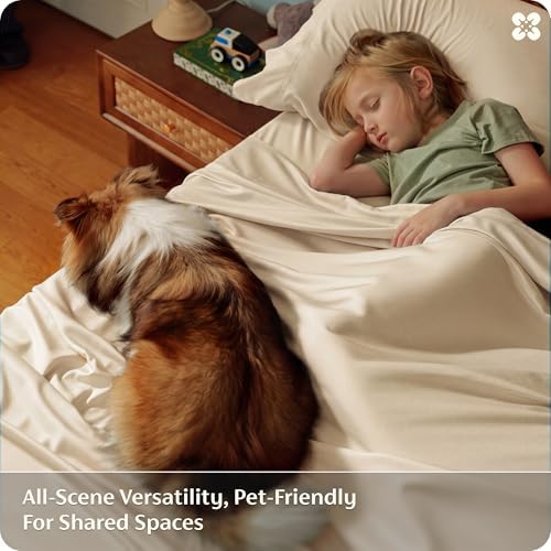 Bedsure PureWoven 100% Rayon Derived from Bamboo, Full Size Sheets - Image 6