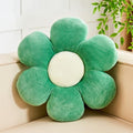 Kcvvcr Sage Green Flower Pillow, 14.9" Cute Flower Shaped Floor Pillow by Kcvvcr