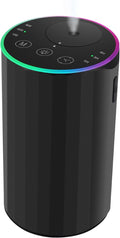 Waterless Essential Oil Diffuser, 7 Colors LED Light, Battery Powered Mini by konchile