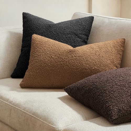 MIULEE Textured Boucle Lumbar Pillow Cover - Image 4