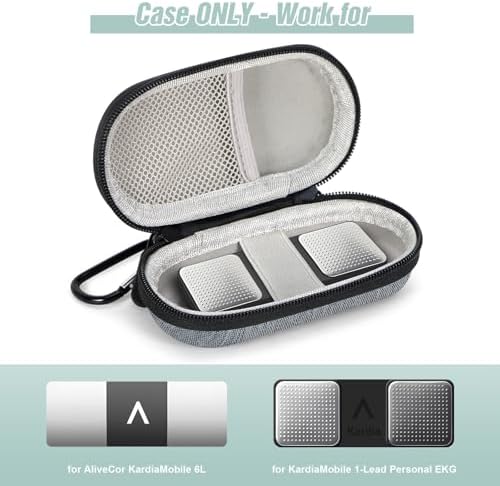 Mini Earbud Case, Oval Hard Shell Carrying Pouch Bag - Image 3