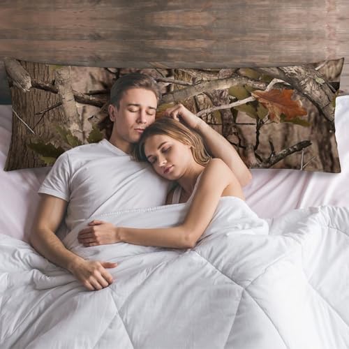 Hunting Camo Body Pillow Pillowcase Brown Camouflage Long Body Pillow Cover - Image 6