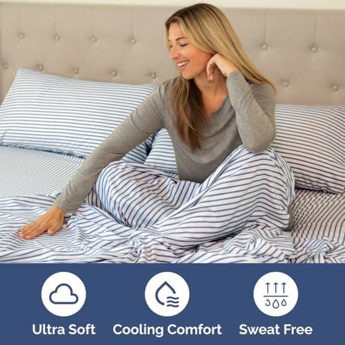 Short Queen Size 4 Piece Bed Sheet Set - Image 4