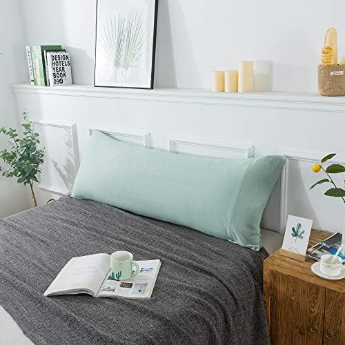 H HOUSEHOLD 100% Jersey Knit Cotton Body Size Pillowcases Set of 1, Super Soft - Image 2