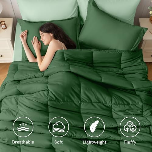 JOLLYVOGUE Twin XL Comforter Set, Ultra-Soft Bed in a Bag Twin XL Size 5 Pieces - Image 2