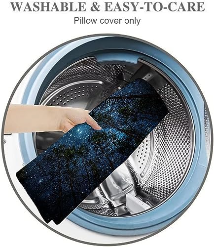 Galaxy Body Pillow Cover, Milky Way and Tree Forest - Image 7