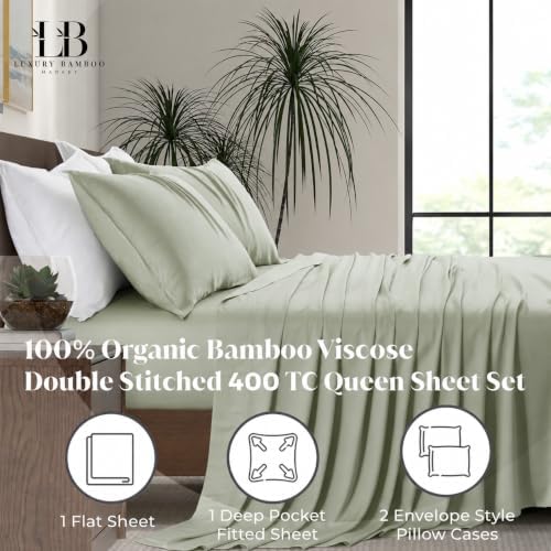 Queen Envelope Pillowcase Set | 100% Viscose | Organically Grown | Ultra Soft | - Image 6