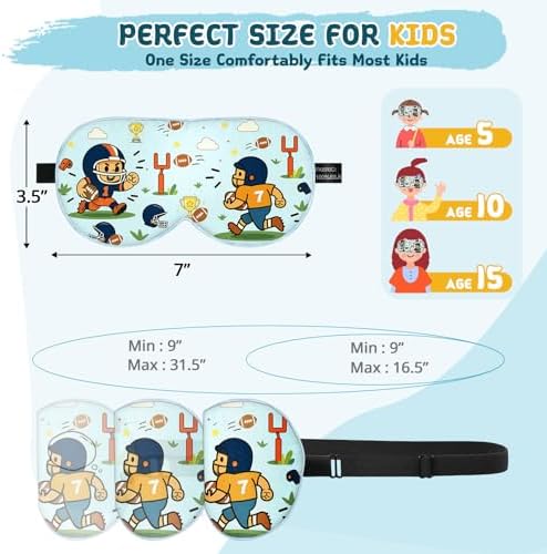 Kids Silk Sleep Mask, 100% Mulberry Silk Eye Mask - Image 5