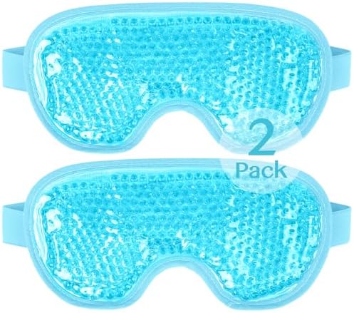 NEWGO Cooling Eye Mask for After Surgery, Face Ice Pack, 2 Pack by NEWGO