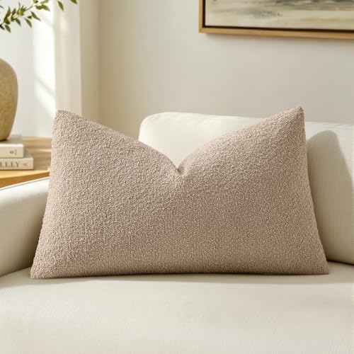 MIULEE Textured Boucle Lumbar Pillow Cover by MIULEE