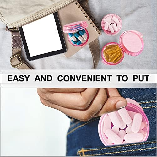 UHOUSE Small Pill Box, Daily Mini Pill Organizer Portable - Image 4