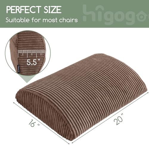 Lumbar Support Pillow for Recliner Chair/Accent Chair/Couch, Extra Large Memory - Image 2