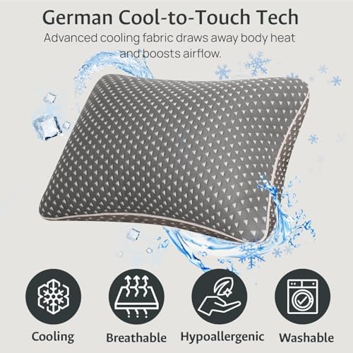 fulocean Small Cooling Memory Foam Pillows - Image 5