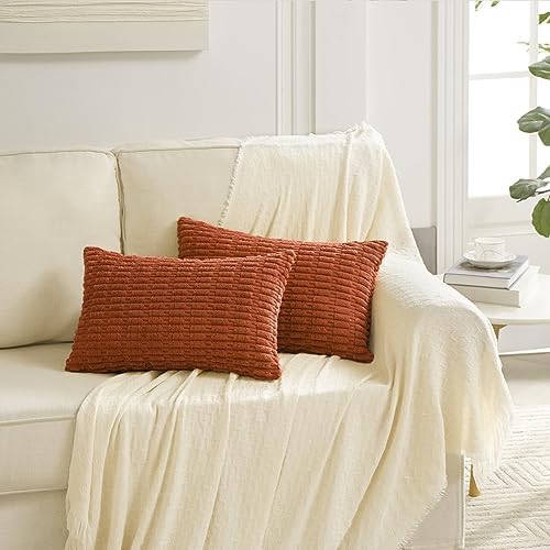 Fancy Homi 4 Packs Decorative Throw Pillow Covers - Image 6