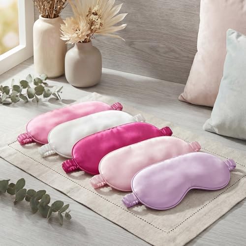 Cutecrop 50 Pcs Silk Sleep Mask Blackout - Image 5