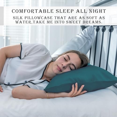 Silk Pillow Cases 2 Pack Soft Breathable and Sliky King Size Pillow Cases Set - Image 6