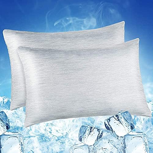 LUXEAR Cooling Pillow Cases for Hot Sleepers, Queen Size by Luxear