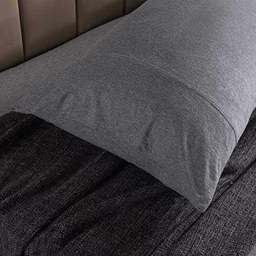 H HOUSEHOLD 100% Jersey Knit Cotton Body Size Pillowcases Set of 1, Super Soft - Image 4