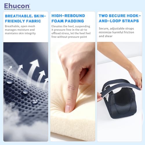 3D Heel Protectors for Pressure Sores, Ankle Elevation Pillow Foot Support - Image 3