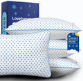 Queen Pillows Set of 4, Cooling Shredded Memory Foam Pillows by Unknown
