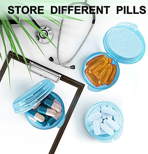 UHOUSE Small Pill Box, Daily Mini Pill Organizer Portable - Image 7