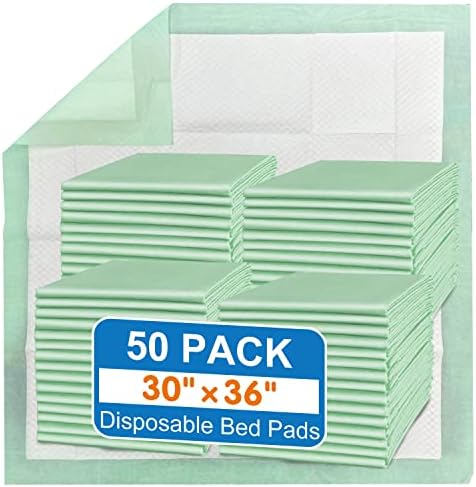 MILDPLUS 30" x 36" Disposable Bed Pads, Super Thicker Underpads by MILDPLUS