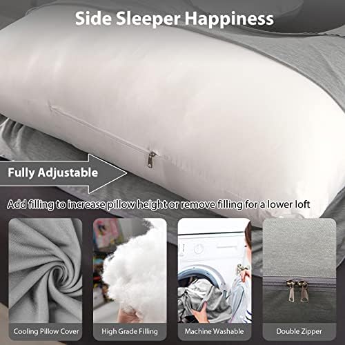 BATTOP Pregnancy Pillows for Sleeping- U Shaped Full Body Maternity Pillow - Image 4
