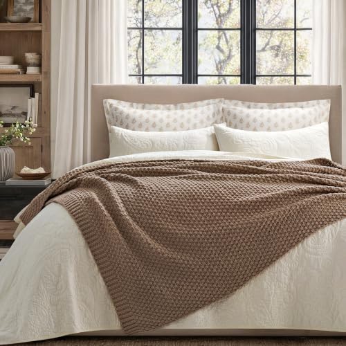EVERGRACEHOME Chunky Chenille Knit Throw Blanket, 50 x 60 - Image 4