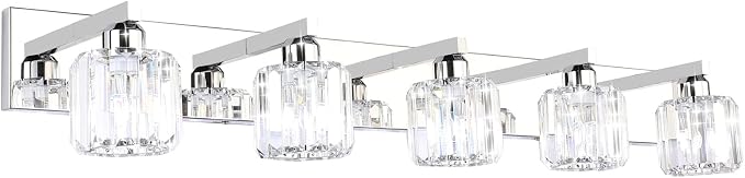 Aipsun Crystal Bathroom Vanity Light Stainless Steel Modern Vanity Light 5 by Aipsun