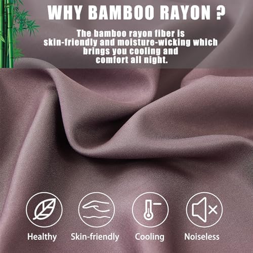 Body Cooling Pillow Cases Cover, Bamboo Rayon Body Pillowcases - Image 3