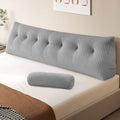Z-hom Headboard Pillow, Wedge Backrest Cushion, King Size, ONE Roll Pillow by Z-HOM
