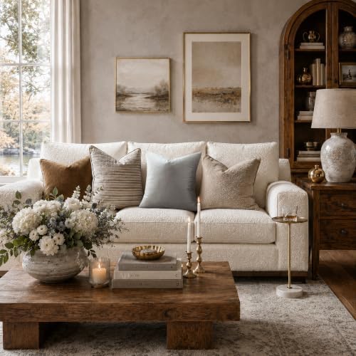 GIGIZAZA Silver Grey Velvet Throw Pillow Covers 24x24 Pack of 2 - Image 2