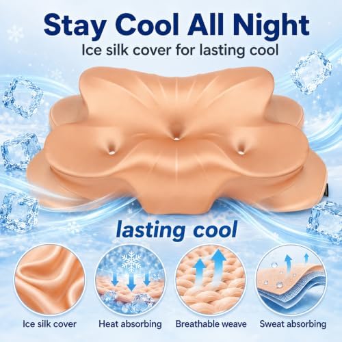 Cervical Memory Foam Pillow, Neck Pain Relief - Image 3