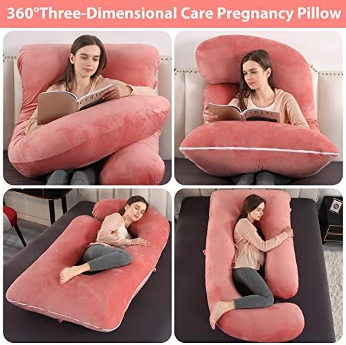 Elover U Shaped Pregnancy Pillow, Full Body Maternity Support - Image 2