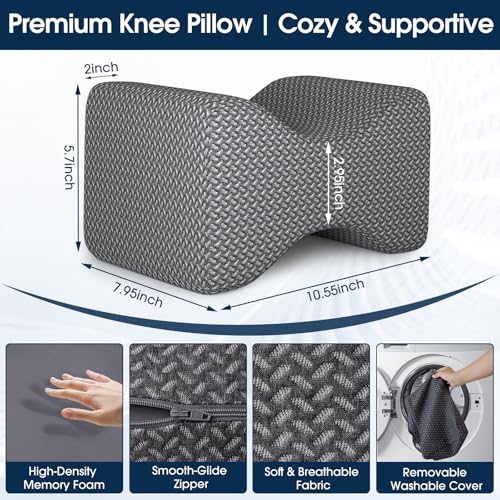 BlissTrends Memory Foam Leg Knee Pillow - Image 2