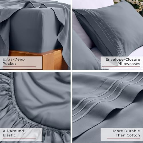 Mellanni Iconic 3-Piece, Ultra Soft Sheet Set - Image 5