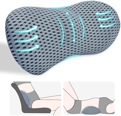 kasney Lumbar Support Pillow for Office Chair, Back Support Pillow by kasney
