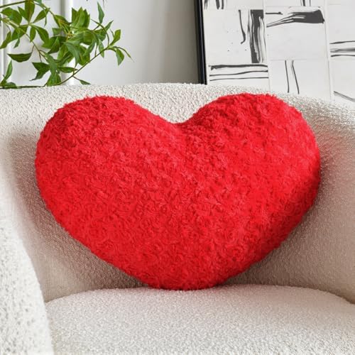 Heart Pillow, Soft Heart Shaped Pillow by ZCNYCLAM