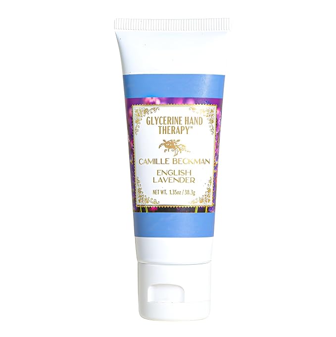 Camille Beckman Glycerine Hand Therapy Cream, English Lavender, 1.35 Ounce by CamilleBeckman