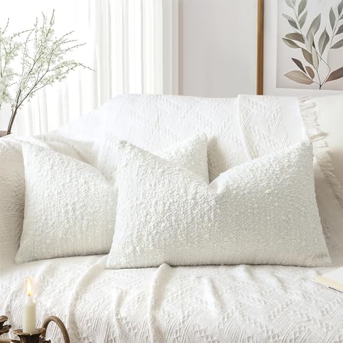Artscope Lumbar Throw Pillow Cover 12x20 Inch Set of 2 Super Thick Pillow Cover by Artscope