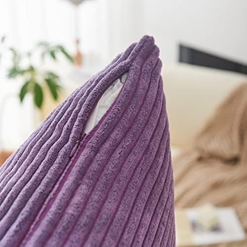 Home Brilliant Purple Throw Pillows - Image 4
