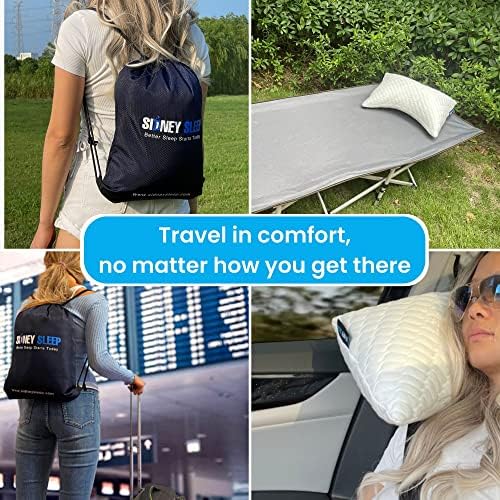 Sidney Sleep Set of 2 Mini Travel Size Neck Pillows - Image 2