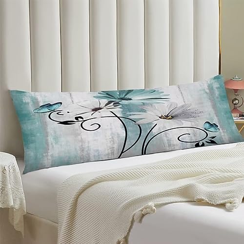 Daisy Flower Body Pillow Cover Foral - Image 2
