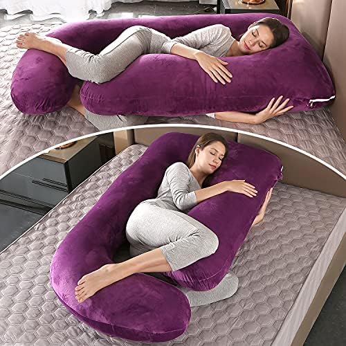 Elover U Shaped Pregnancy Pillow, Full Body Maternity Support - Image 6