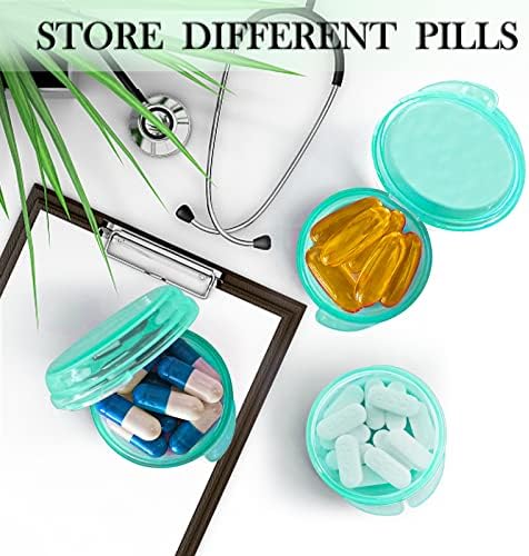 UHOUSE Small Pill Box, Daily Mini Pill Organizer Portable - Image 4