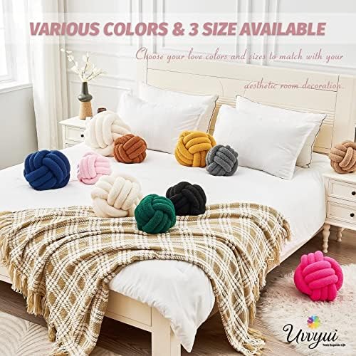 Uvvyui Knot Pillow Ball, Soft Home Decorative Pillows, Round Throw Pillow - Image 6