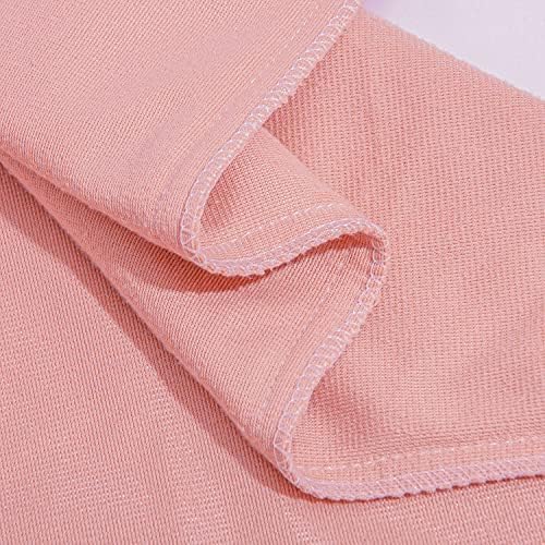NTBAY Queen Velvet Pillowcases, Light Pink - Image 4